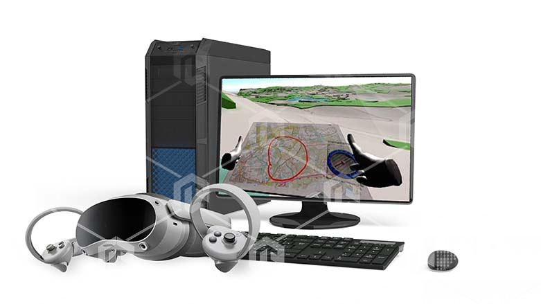 Виртуальный учебный комплекс «Виртуальное VR-ориентирование на местности, определение координат, поиск пострадавших» К3