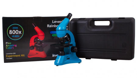 Микроскоп Levenhuk (Левенгук) Rainbow 50L Azure\Лазурь