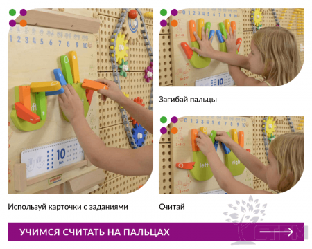 Панель "Считаем пальцы"
