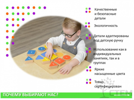Панель "Геометрические формы-цвет"