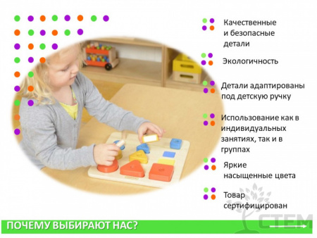Панель "Геометрические формы и стержни"