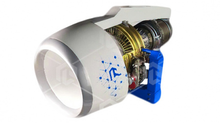 Действующий макет "Турбореактивный двигатель CFM 56-7b"