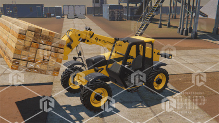Тренажерный комплекс «Изучение устройства телескопического вилочного погрузчика и отработка навыков управления» К2