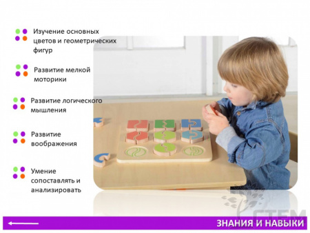 Панель "Геометрические формы - половинки"