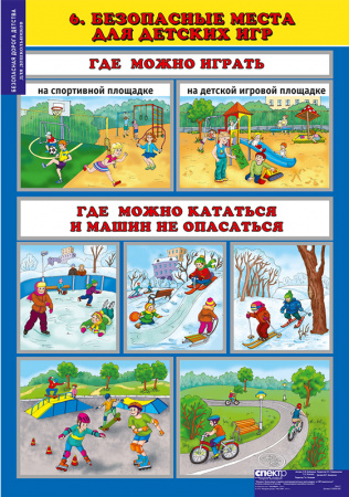 Комплект таблиц Окружающий мир 5-6 лет. "Безопасная дорога".