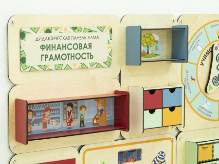 «Финансовая грамотность» - Дидактическая настенная панель