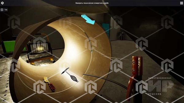 VR Процедурный тренажер «Изучение технологии сварочного производства» К3