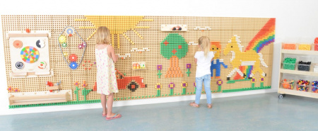 Стационарная система (панель-основание) Masterkidz STEM WALL