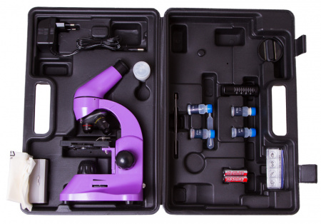 Микроскоп Levenhuk (Левенгук) Rainbow 50L Amethyst\Аметист