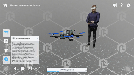Интерактивное наглядное 3D пособие «Познание: БПЛА»