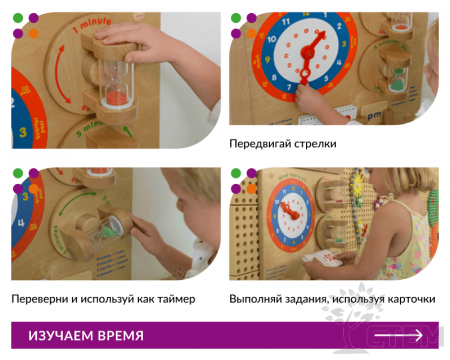 Панель "Время"