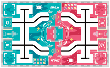 Соревновательная карта и реквизит UBTECH Planet Action Venue kit